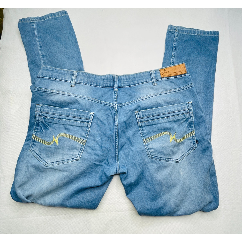Parx Jeans Mens Light Blue Skinny Fit Authentic Casual Stretch XMYA02018-B4 - Picture 16 of 16